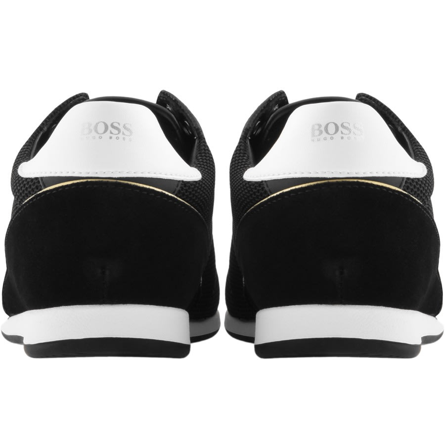 Alternative Image for ProductBOSS HUGO BOSS Glaze Lowp Trainers Black2